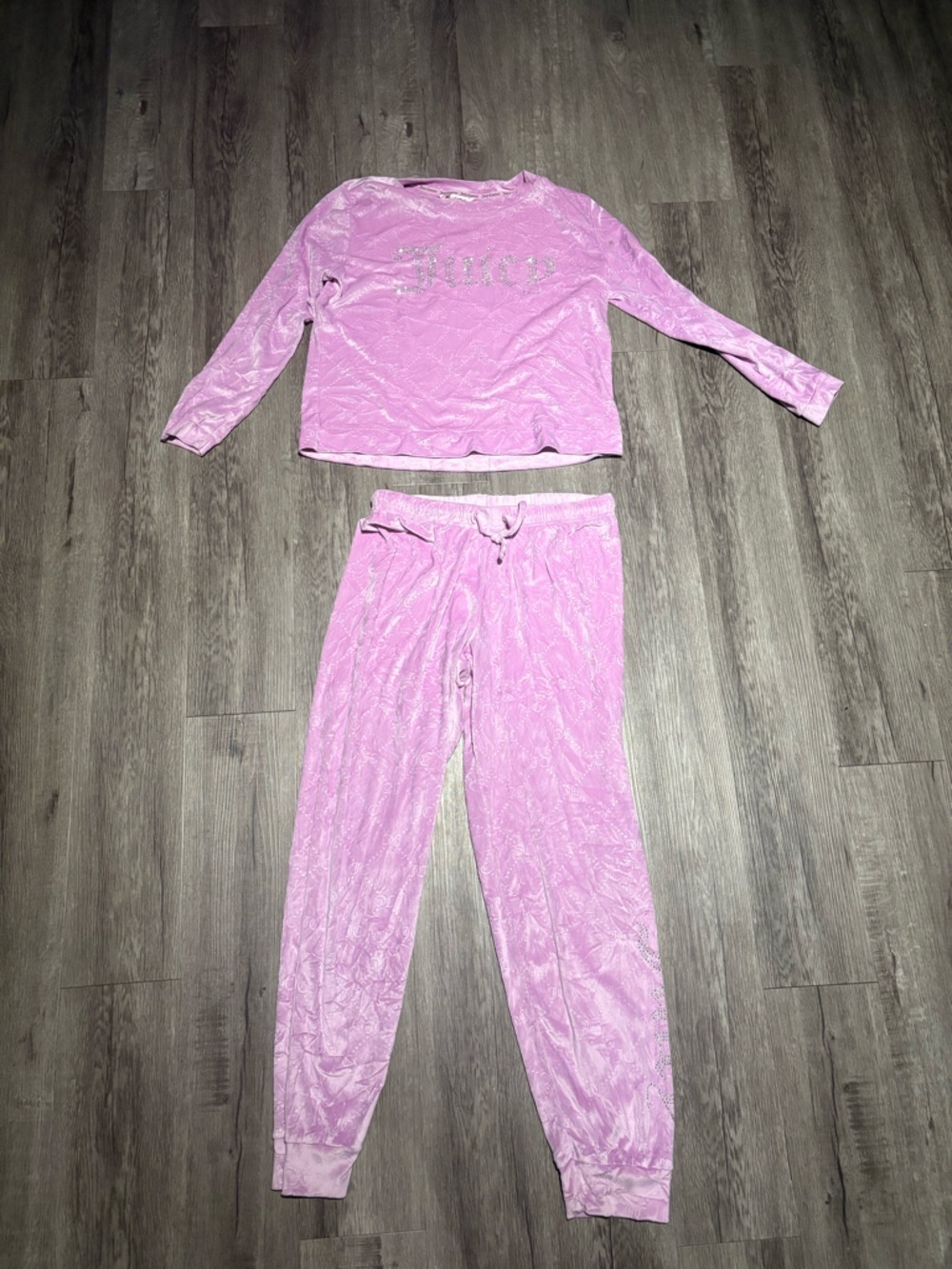 Juicy Couture 2 piece Pajamas Set S
